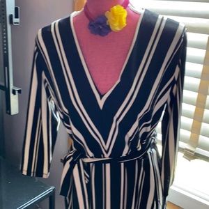 Striped dress size m